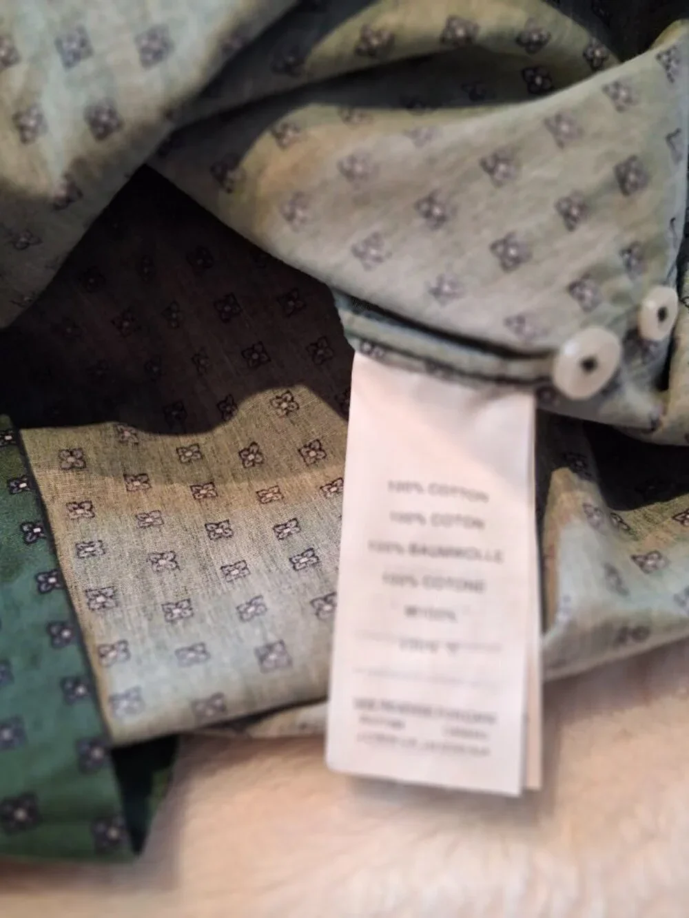 J Crew Mens Floral Shirt Button Down Sz S 100% Cotton Preppy Casual Normcore